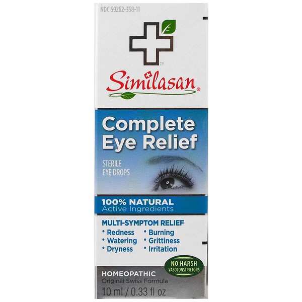 Similasan, Komplette Augen-Entlastung, sterile Augentropfen, 10 ml