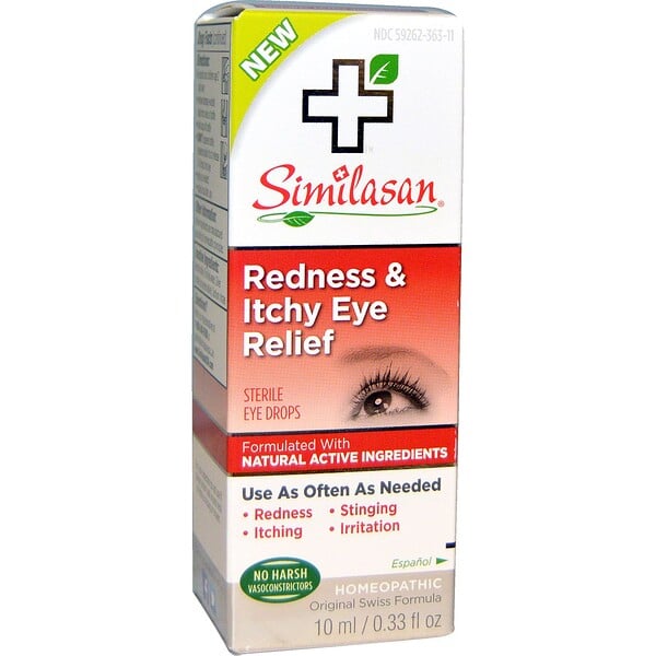 Similasan‏, Redness & Itchy Eye Relief, 0.33 fl oz (10 ml)