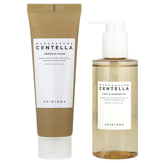 SKIN1004, Centella de Madagascar, Duo double nettoyage, Kit de 2 produits