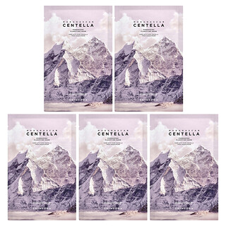 SKIN1004, Madagascar Centella, Poremic Clarifying Beauty Mask, 5 vellen, 23 ml per stuk