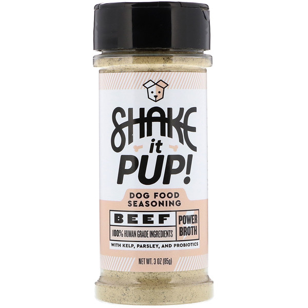Shake it Pup, Dog Food Seasoning, Beef Power Broth, 3 oz (85 g) iHerb