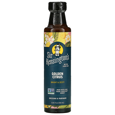 

Sir Kensington's Vinaigrette, золотой цитрус, 250 мл (8,45 жидк. Унции)