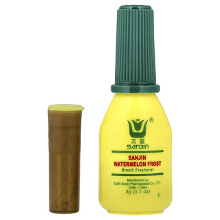 Sanjin, Spray rinfrescante per l’alito, glassa all’anguria, 3 g