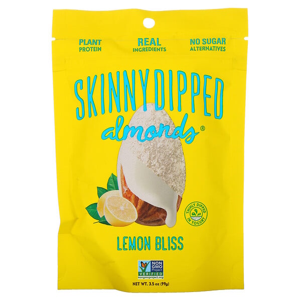 Skinny Dipped Almonds, Lemon Bliss, 3.5 oz (99 g)