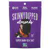 سكيني ديبد, Skinny Dipped Almonds, Super Dark + Sea Salt, 3.5 oz (99 g)