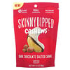 SkinnyDipped, 帶有薄層蘸料的腰果，黑巧克力鹽焦糖，3.5 盎司（99 克）