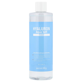 Secret Key, Tónico suave Hyaluron Aqua, 500 ml (16,9 oz. Líq.)