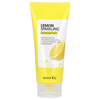 Secret Key, Espuma de limpieza con gas de limón, 200 g (7,05 oz)
