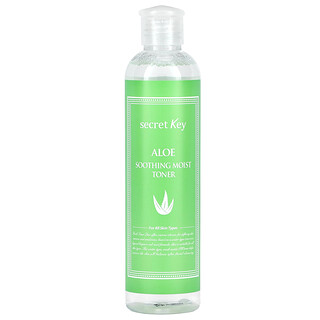Secret Key, Tónico humectante calmante, Aloe, 248 ml (8,38 oz. Líq.)