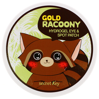 Secret Key, Gold Racoony Hydro Gel Eye & Spot Patch、90枚