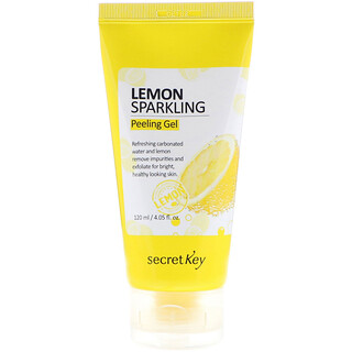 Secret Key, Prickelndes Zitronen-Peeling-Gel, 4,05 fl oz (120 ml)