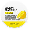 Secret Key‏, Lemon Sparkling Peeling Pad, 70 Pads, 4.39 fl oz (130 ml)