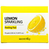 Secret Key, Lemon Sparkling Peeling Pad, 70 Pads, 4.39 fl oz (130 ml)