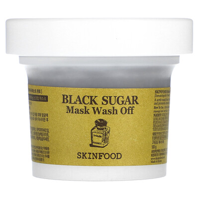 Skinfood смываемая маска для лица с черным сахаром, 100г (3,52унции)