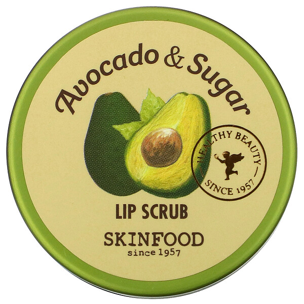 Skinfood‏, Avocado & Sugar Lip Scrub, 0.49 fl oz (14 g)