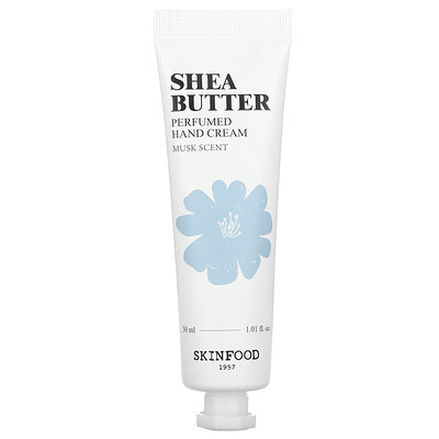 

Skinfood, Shea Butter Perfumed Hand Cream, Musk, 1.01 fl oz (30 ml)