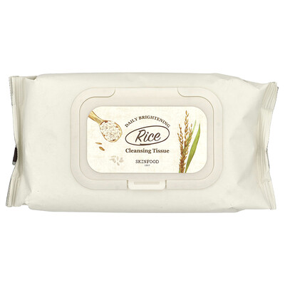 Skinfood , Rice Daily Brightening Cleansing Tissue, 80 Wipes