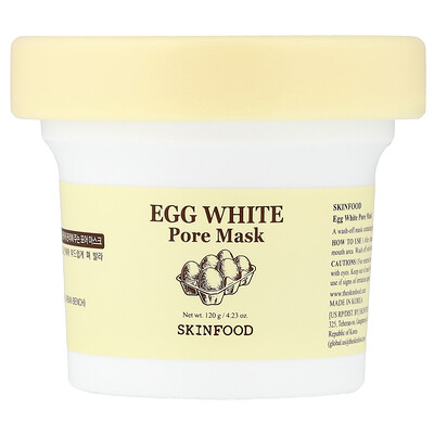 Product Image for Skinfood, Egg White Pore Beauty Mask, 4.23 oz (120 g)