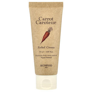 SKINFOOD, Carrot Carotin Relief Cream, Creme zur Linderung von Karotten und Carotin, 70 ml (2,36 fl. oz.)