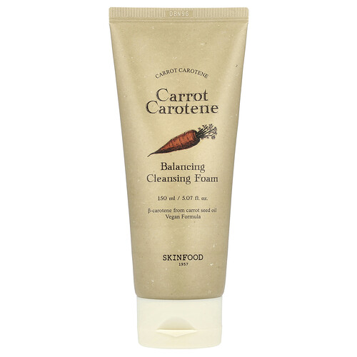 Skinfood Carrot Carotene Balancing Cleansing Foam, 5.07 fl oz (150 ml)