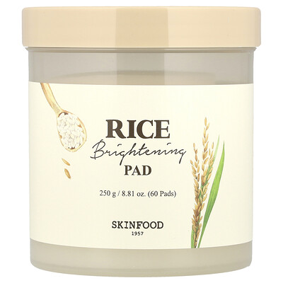 Product Image for Skinfood, Rice Brightening Pad, 60 Pads