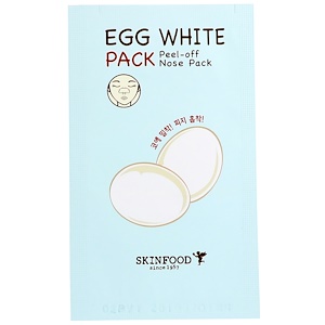 Skinfood, Egg White Pack, Peel-Off Nose Pack, 1 Sheet