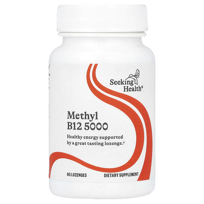 Seeking Health Methyl B12 5000 5 000 mcg 60 Lozenges
