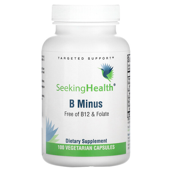 Seeking Health, B-Minus, 100 Vegetarian Capsules