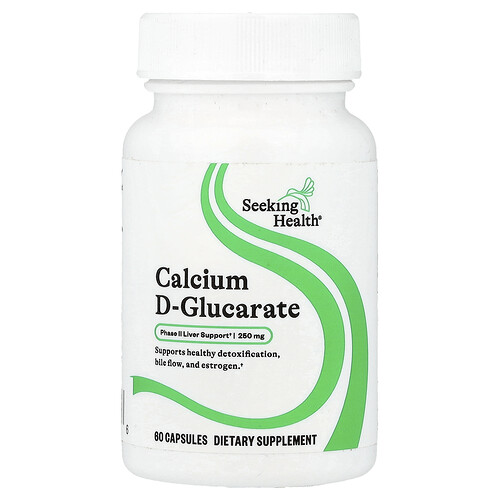 Seeking Health Calcium D-Glucarate, 250 mg, 60 Capsules