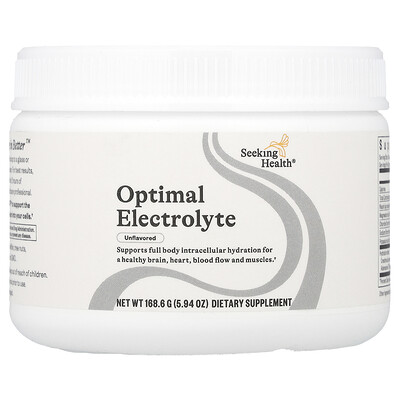 Seeking Health  Optimal Electrolyte  Unflavored  5.94 oz (168.6 g)