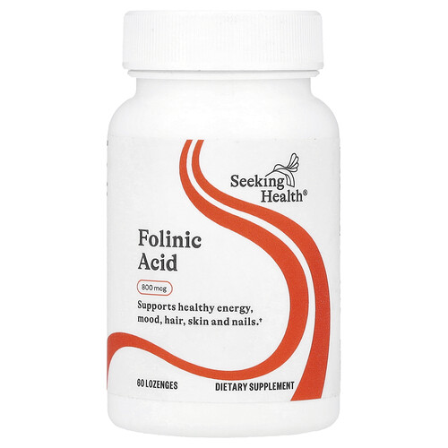Seeking Health Folinic Acid , 800 mcg, 60 Lozenges