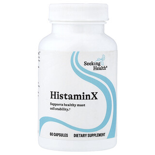 Seeking Health, HistaminX, Suplemento de refuerzo para el sistema inmunitario, 60 cápsulas