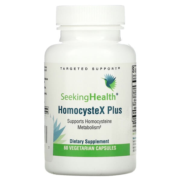 HomocysteX Plus, 60 вегетарианских капсул