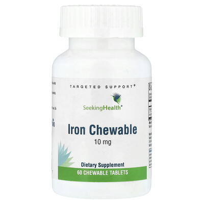 Seeking Health  Iron Chewable  60 Chewable Tablets