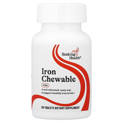 Product Image for Seeking Health, Iron Chewable, 60 Tablets