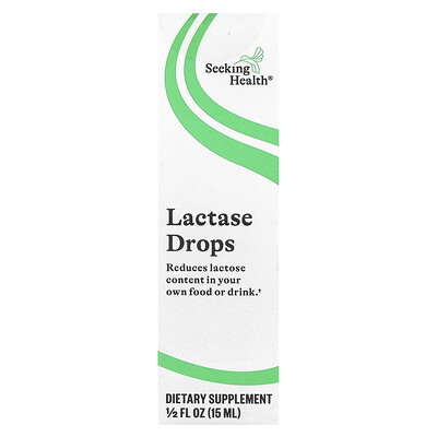 Seeking Health  Lactase Drops  1/2 fl oz (15 ml)