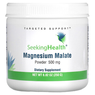 

Seeking Health Магний малат в порошке 500 мг 250 г (8 82 унции)
