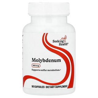 Seeking Health, Μολυβδαίνιο, 500 mcg, 90 κάψουλες