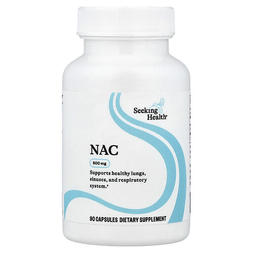 Seeking Health NAC, 500 mg, 90 Capsules