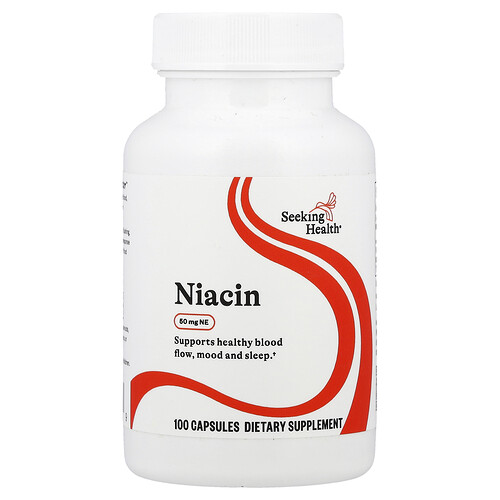 Seeking Health Niacin, 50 mg NE, 100 Capsules