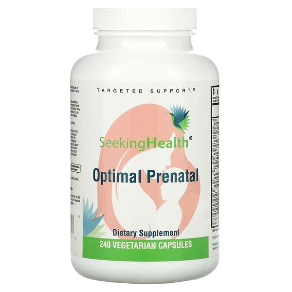 Optimal Prenatal, 240 вегетарианских капсул