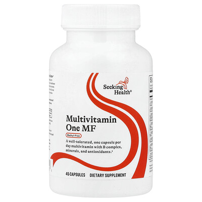 Seeking Health, Suplemento multivitamínico One MF, 45 cápsulas