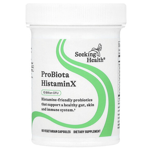 Seeking Health ProBiota HistaminX, 10 Billion CFU, 60 Vegetarian Capsules