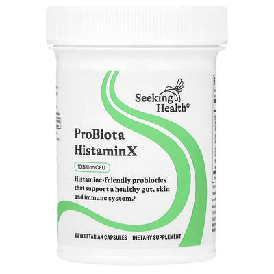 Seeking Health  ProBiota HistaminX  10 Billion CFU  60 Vegetarian Capsules