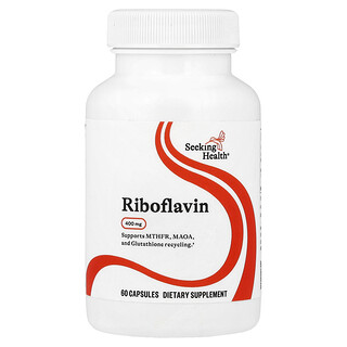 Seeking Health, Riboflavin, 400 mg, 60 Vegetarian Capsules