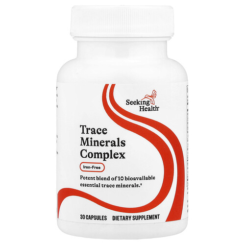Seeking Health Trace Minerals Complex, Iron-Free, 30 Capsules