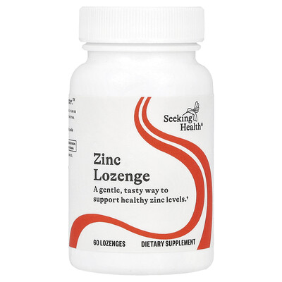 Seeking Health  Zinc Lozenge  15 mg  60 Lozenges