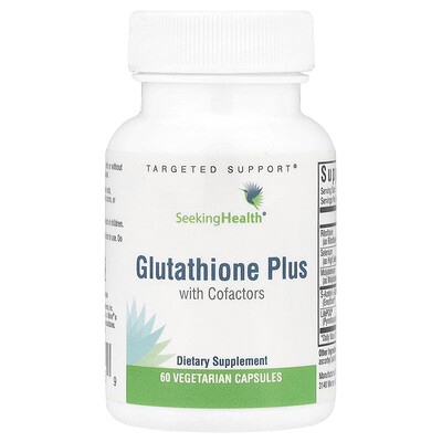 Seeking Health  Optimal Glutathione Plus With CoFactors  60 Vegetarian Capsules