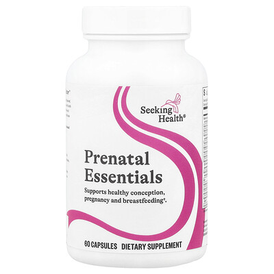 Seeking Health  Prenatal Essentials  60 Capsules