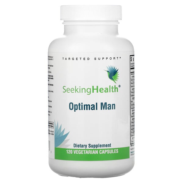 Seeking Health, Optimal Man, 120 Vegetarian Capsules